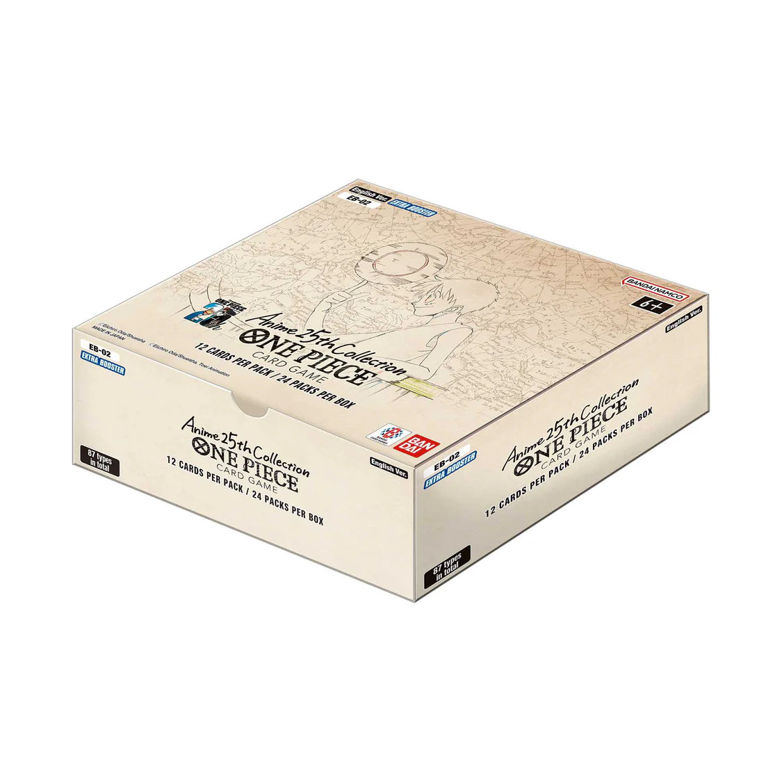 One Piece Card Game: Extra Booster - Anime 25th Collection Booster Box (EB-02)