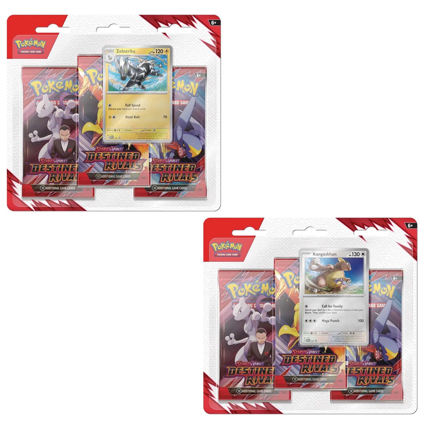 Pokémon TCG: Scarlet & Violet 10 - Destined Rivals - 3-Pack Blister CDU (Pre Order)