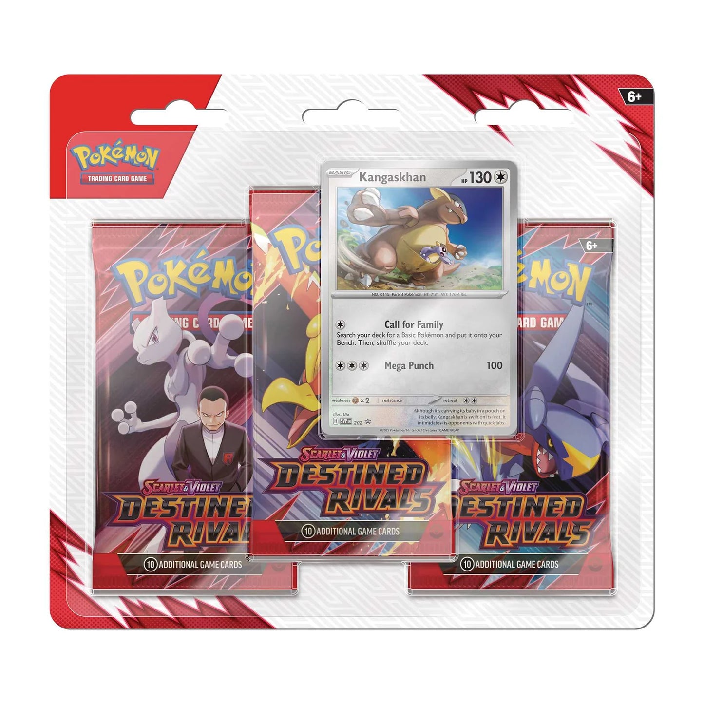 Pokémon TCG: Scarlet & Violet 10 - Destined Rivals - 3-Pack Blister CDU (Pre Order)