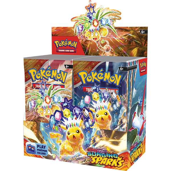 Pokémon TCG: Scarlet & Violet 8 – Surging Sparks - Booster CDU