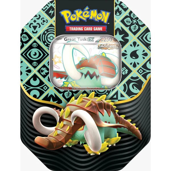 Pokémon TCG: Scarlet & Violet 4.5 Paldean Fates Great Tusk Tin