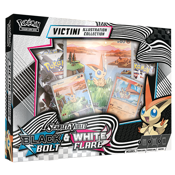 Pokémon TCG: Scarlet & Violet 10.5 - Black Bolt & White Flare Unova Victini Illustration Collection (Pre-Order)