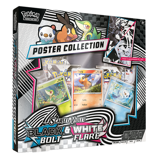 Pokémon TCG: Black Bolt & White Flare Unova Poster Collection (Pre-Order)