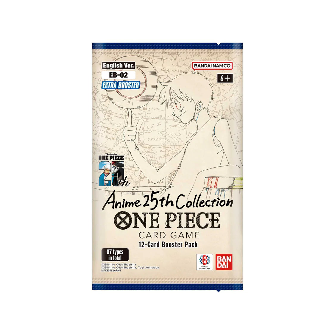 One Piece Card Game: Extra Booster - Anime 25th Collection Booster Box (EB-02)