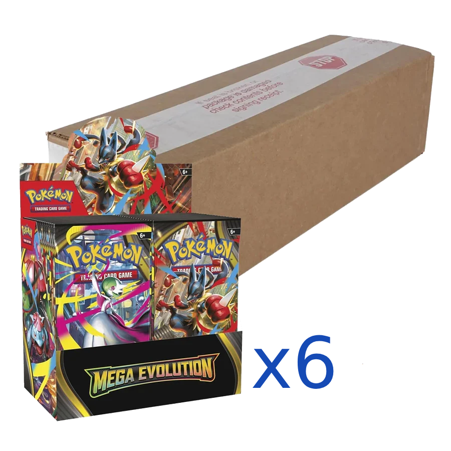 Pokemon TCG: Mega Evolution - 6x Booster Box (Sealed Case)