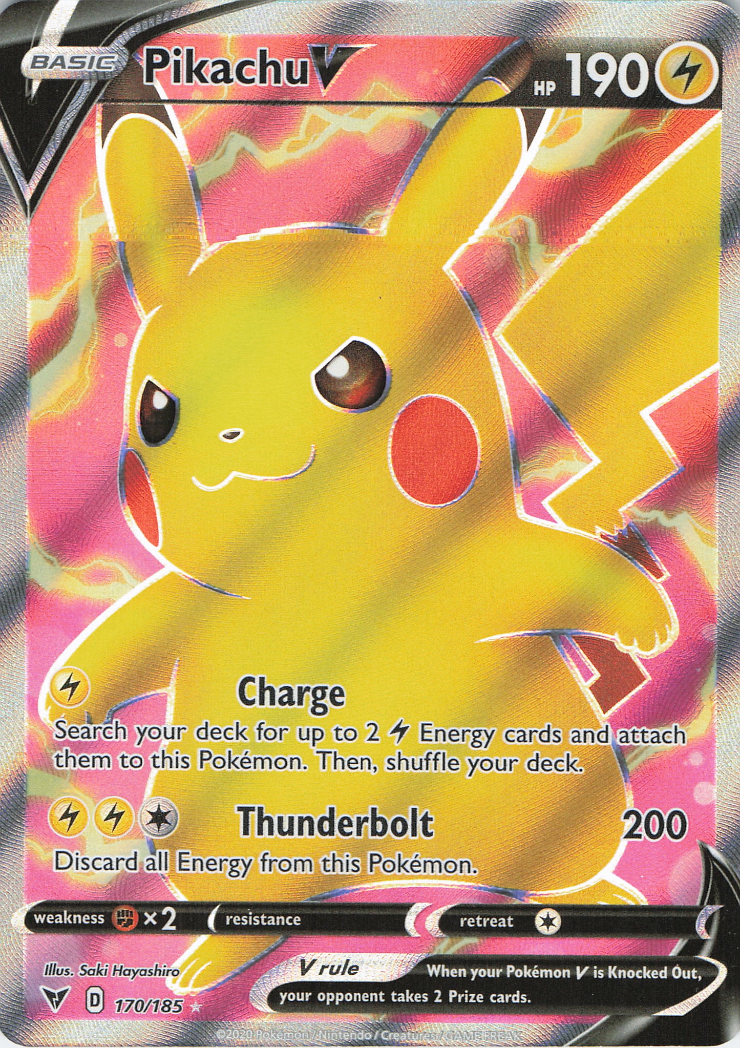 Pikachu V – Vivid Voltage | Pokémon TCG Single Card